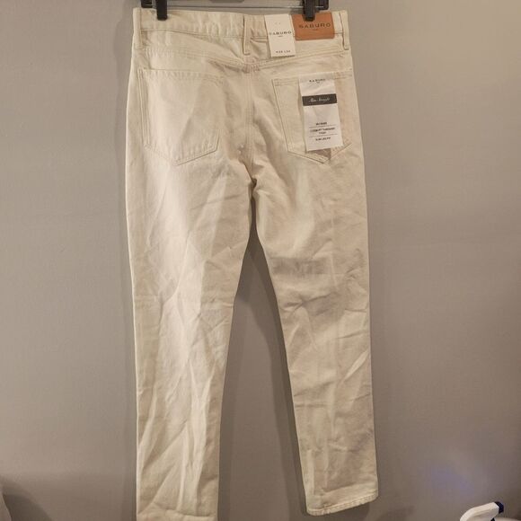 Saburo Jeans Men Slim Fit Straight Size W32 L34 - Picture 4 of 8